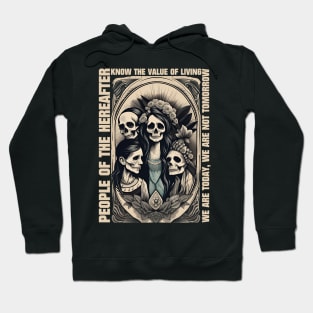 skull and dead people graphic design ironpalette Hoodie